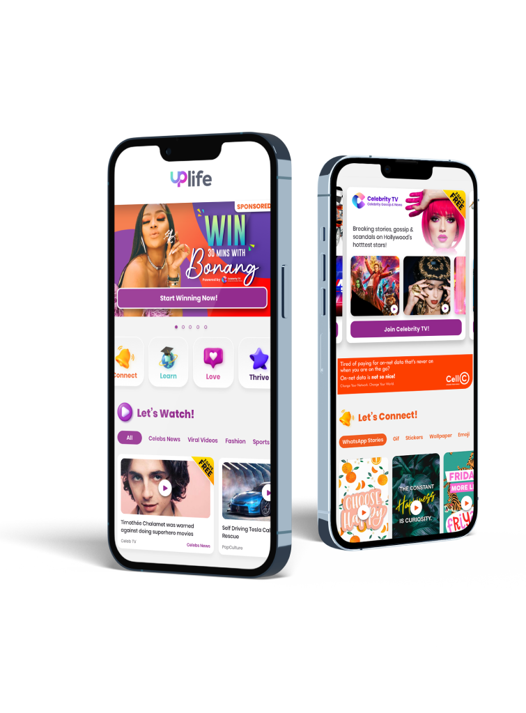 Cell C - Uplife - Enjoy celebrity news. Life coaching. Dating 101.